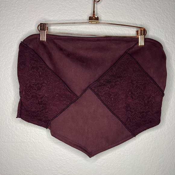 Altar’d State Jasmine Suede Lace Tube Top - Picture 5 of 7